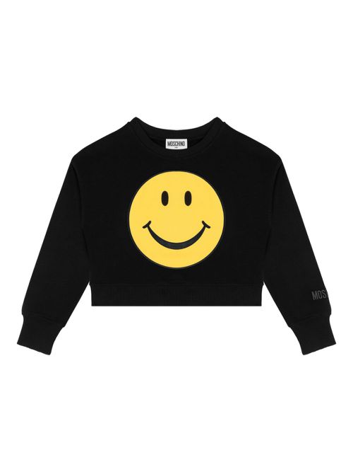 Logo-print sweater - Black
