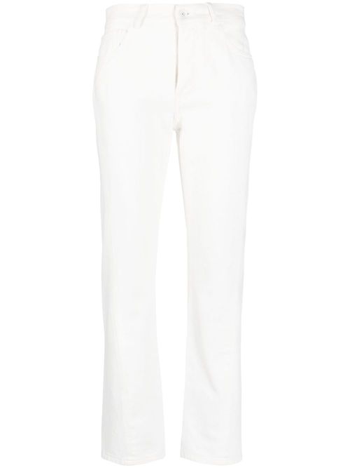 Straight-leg cotton jeans