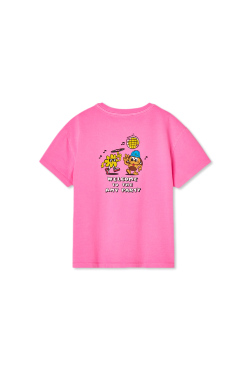American Vintage Kids T-shirt With Logo, Unisex, Neon