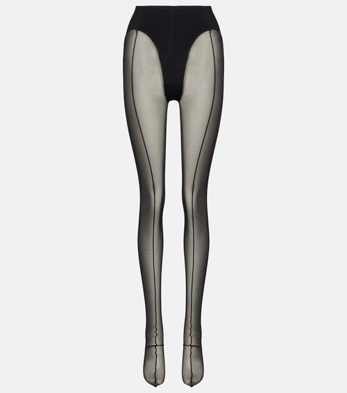 Re/edit sheer tulle tights