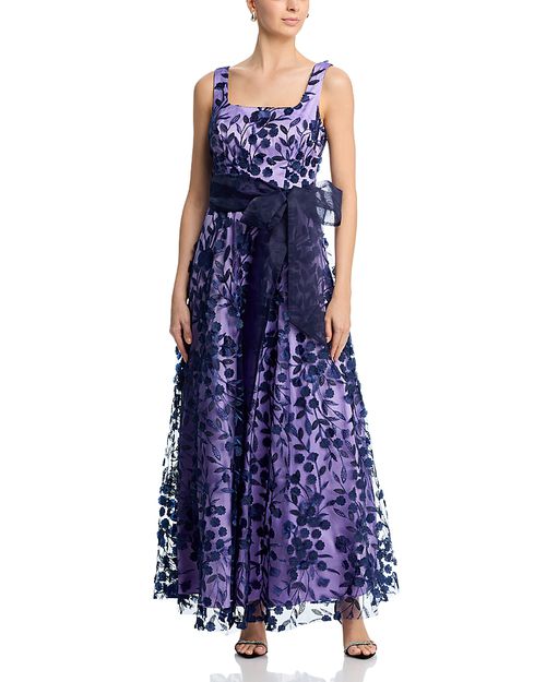 Square Neck Ball Gown
