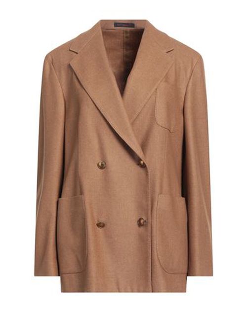 The Gigi Woman Blazer Camel Size 6 Virgin Wool, Polyester