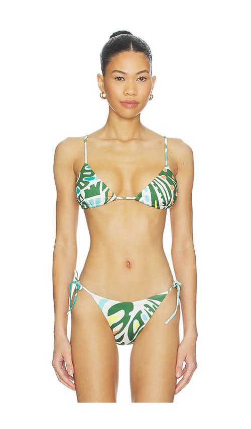 Eywasouls malibu Layla Bikini Top in Green. - M also in L