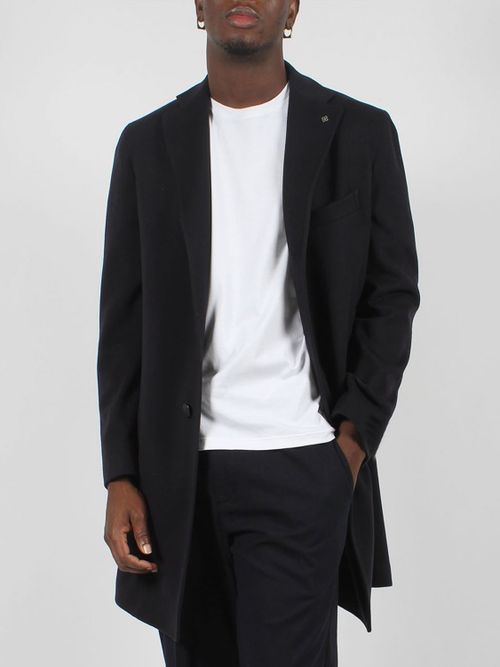 Coat Men color Blue