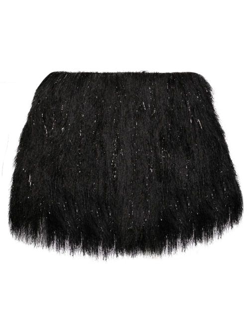 Fringed shorts - Black