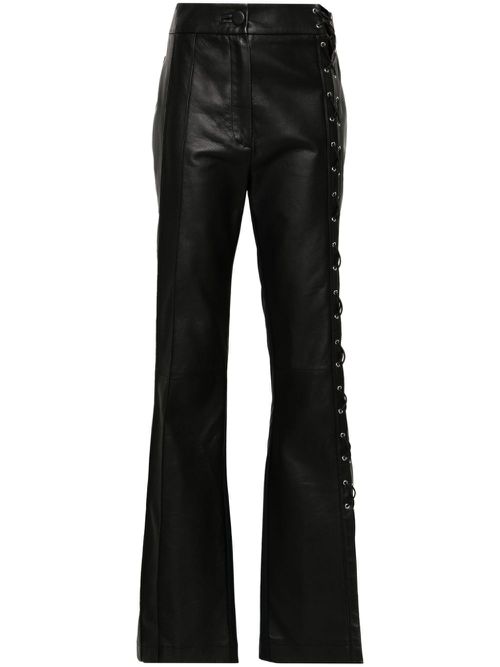 Leather trousers - Black
