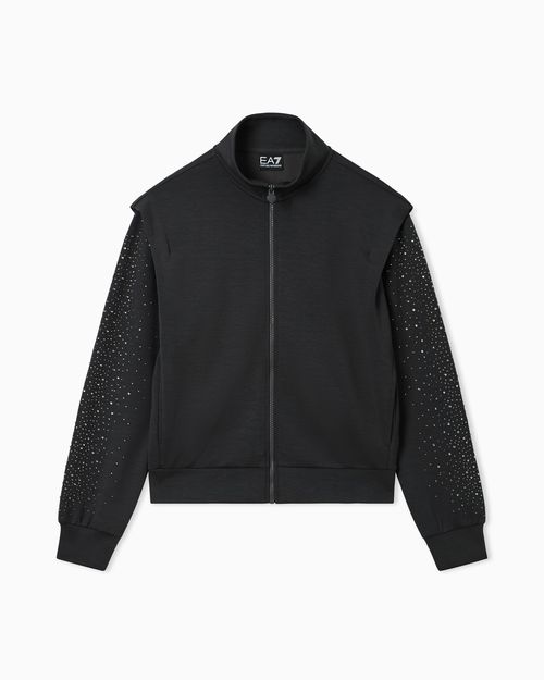 Precious sweatshirt in a modal-blend interlock