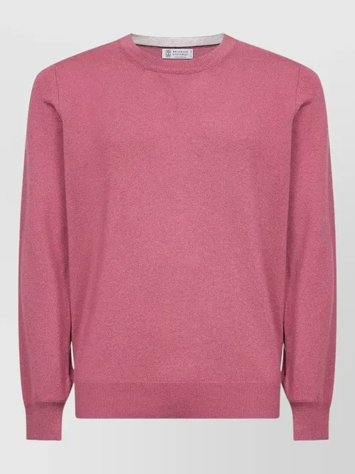 Brunello Cucinelli - cashmere crew neck sweater long sleeve