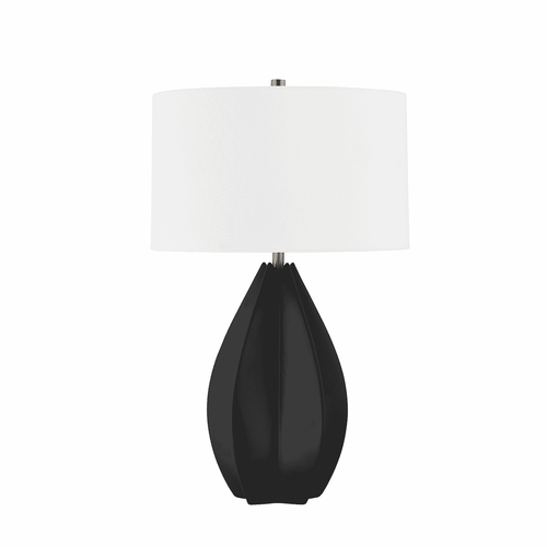 Patina Brass One Light Table Lamp from the Mineral Collection