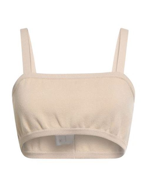 Woman Top Beige Size 2 Viscose, Polyester