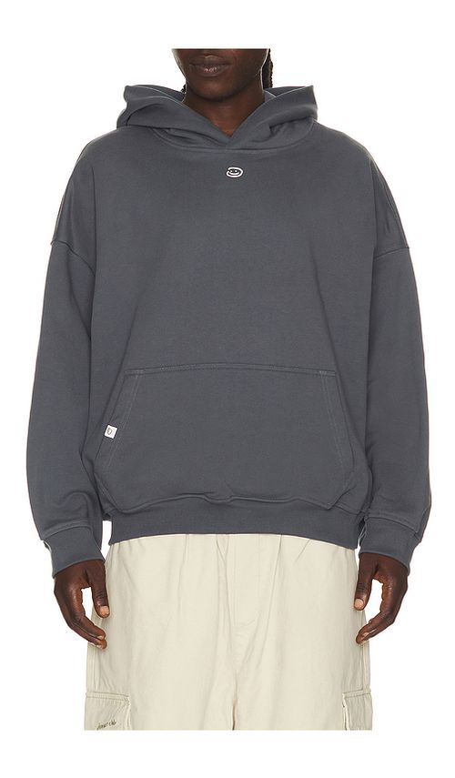 DRMERS CLUB Community Hoodie in Charcoal Blue. XL/1X also in S