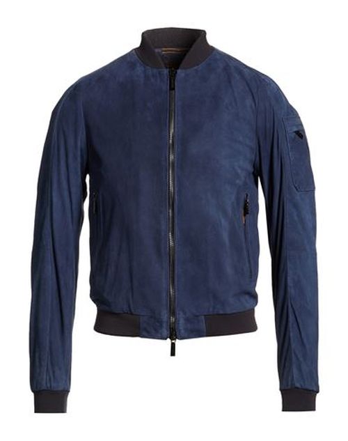 Man Jacket Navy Size 34 Ovine leather