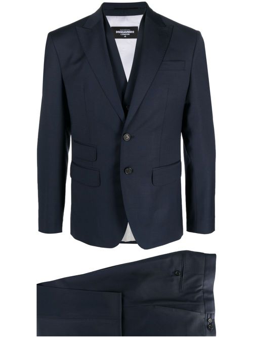Single-breasted three-piece suit - Blue