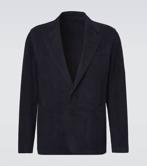 Suede blazer