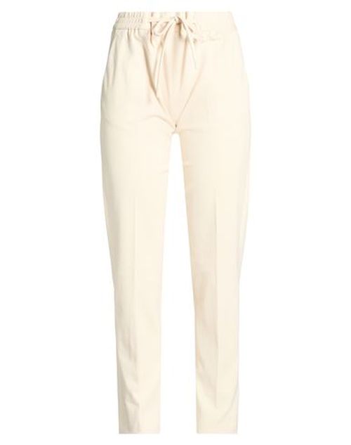 Woman Pants Beige Size 6 Cotton, Elastane