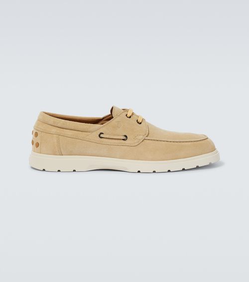Suede boat shoes