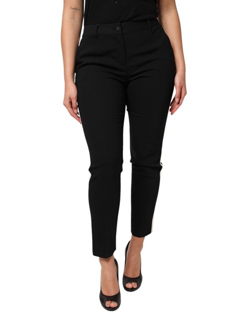 Virgin Wool Trousers — Black