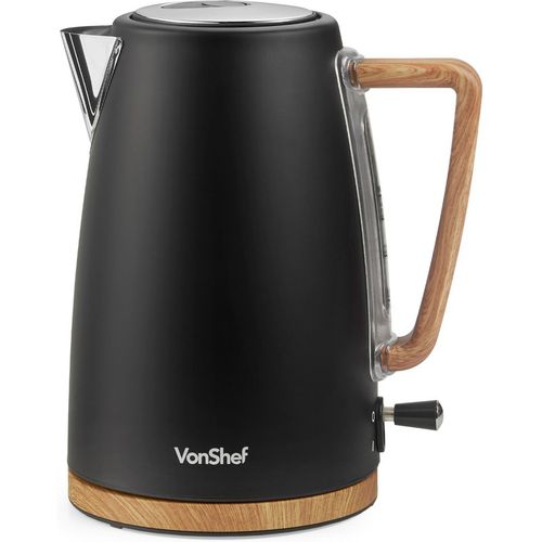 1.7L Rapid Boil Black Nordic Design Electric Kettle