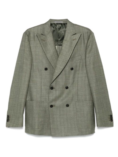 Corneliani double-breasted blazer - Green