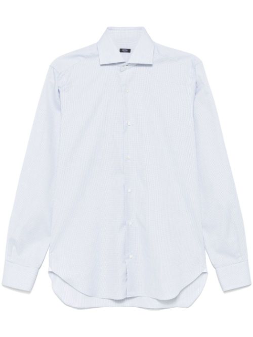 Checked shirt - White