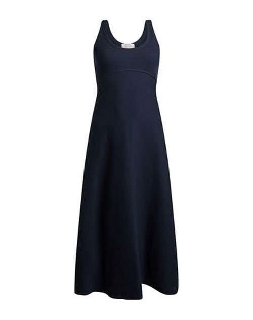 Woman Midi dress Midnight blue Size 2 Cotton, Elastane