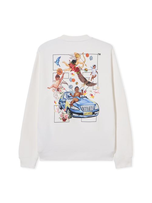 Fresco Arrow Sweatshirt - Female Sweatshirts White