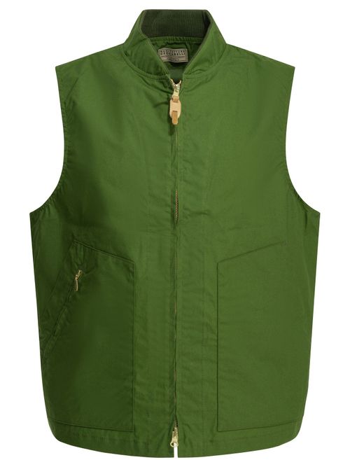 Manifattura Ceccarelli "New Travel Vest" Sleeveless Jacket
