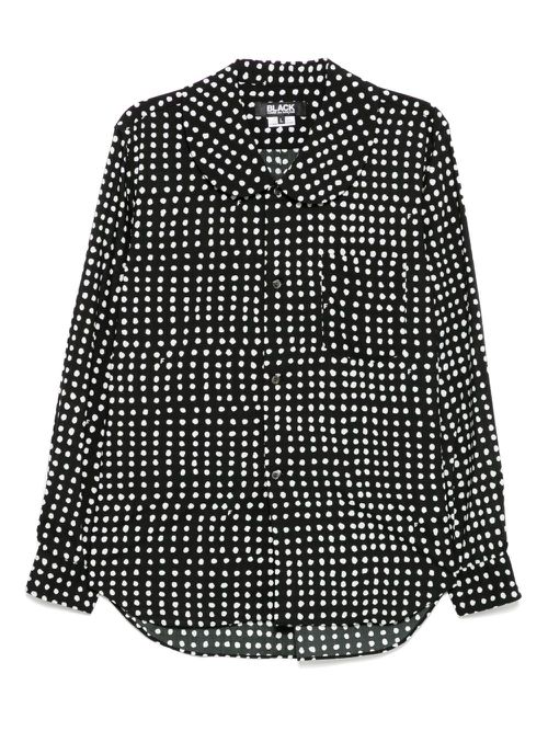 Filip Pagowski polka-dot shirt