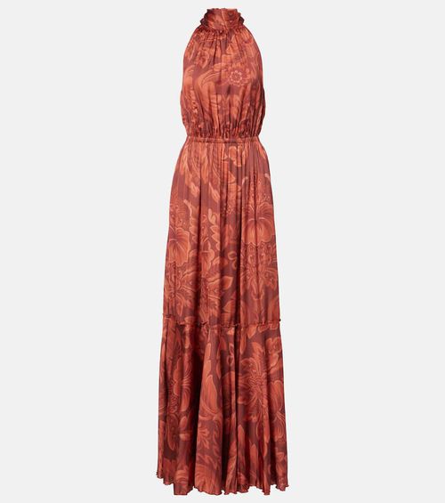 Printed maxi dress