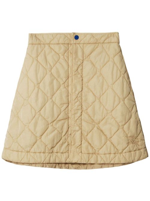 Quilted mini skirt