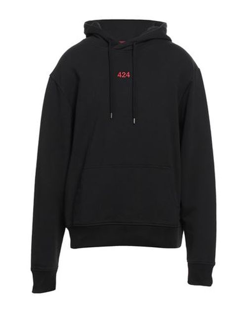 Man Sweatshirt Black Size L Cotton