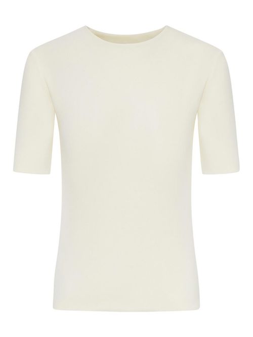 Short-Sleeved Crepe T-Shirt