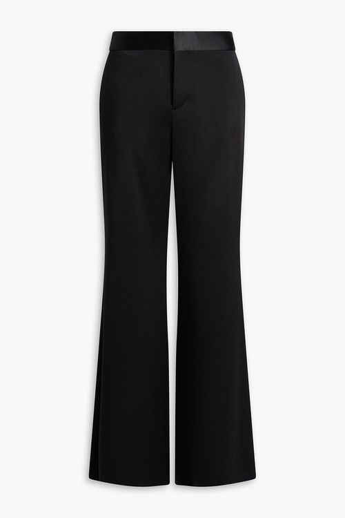 Alice Olivia - Crepe de chine wide-leg pants - Black - US 6