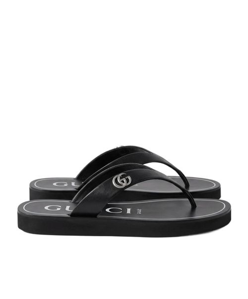 Women's thong sandal with Double G
