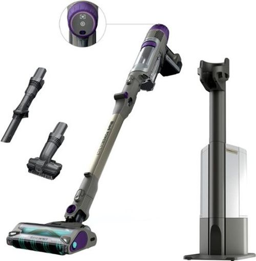 PowerDetect™ Clean & Empty Cordless Stick Vacuum & Auto-Empty System with Powerful Suction - Dark Gray