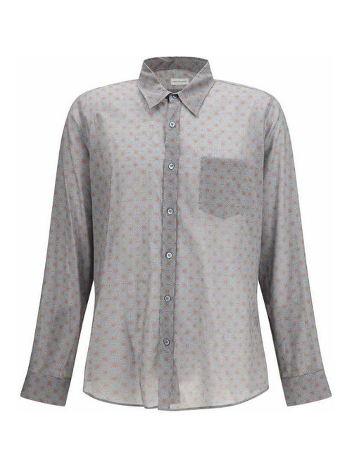 Long-Sleeved Shirt With Graphic Motif