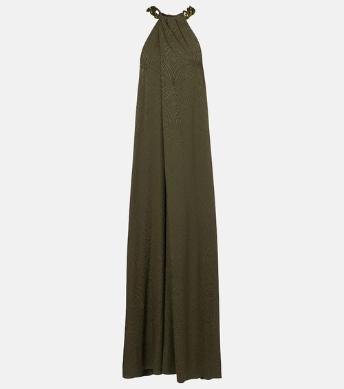 Parc printed silk maxi dress
