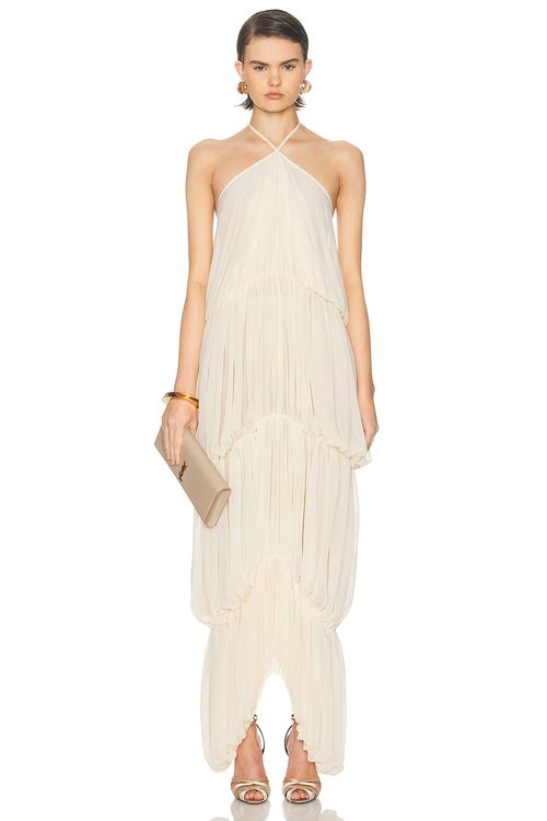 Ronny Kobo Bia Dress in Ivory - Ivory. M also in