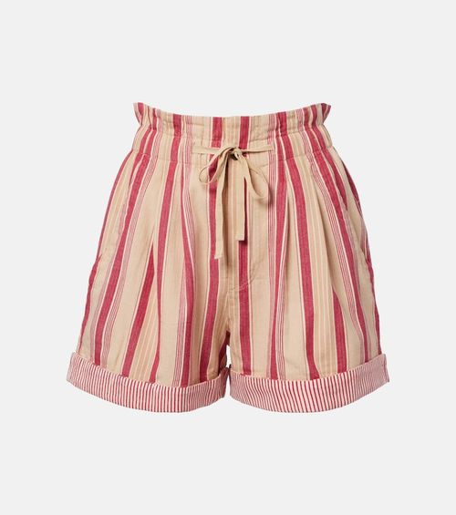 Nirma striped cotton shorts