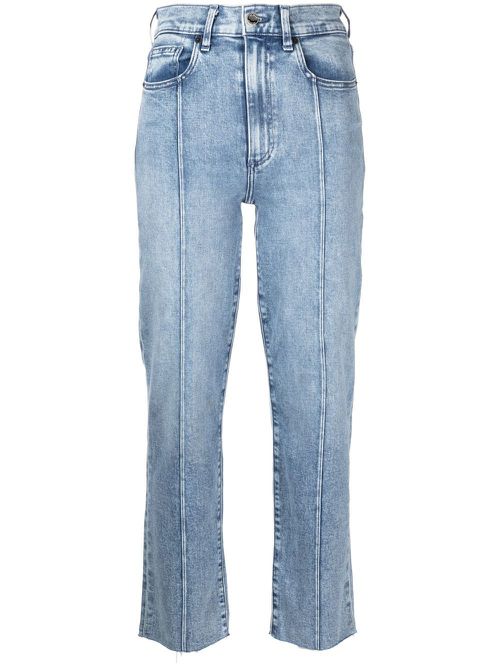 Straight-leg cut jeans - Blue