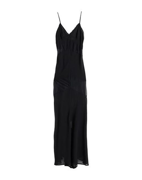 Mar De Margaritas Woman Maxi dress Black Size M Polyester