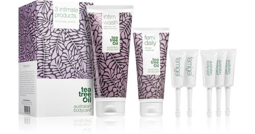 Australian Bodycare 3 Intimate Products set (for intimate hygiene) delicate cleansing gel for intimate hygiene 200 ml + gel for intimate parts 100 ml