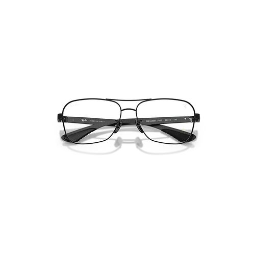 Ray-Ban Rb8436m Optics Scuderia Ferrari Collection Optical Dark Carbon Frame Clear Lenses Polarized 58-15