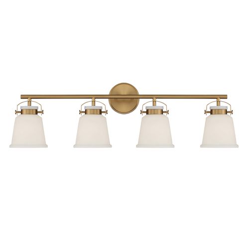 Kaden 4-Light Bathroom Vanity Light in Warm Bra