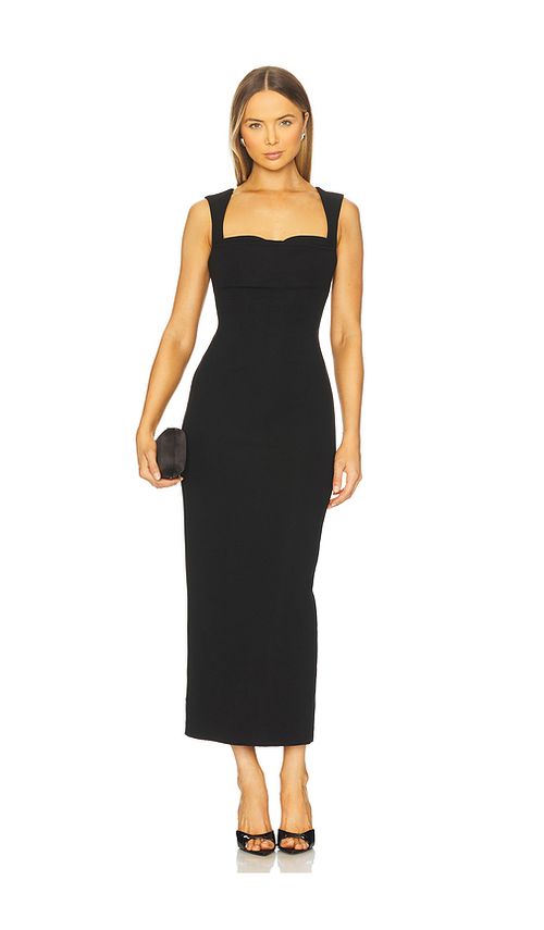 Runaway The Label Kody Midi Dress in Black. L. Also in M, S