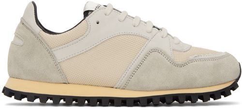 Gray & Tan Marathon Trail low-top trainers