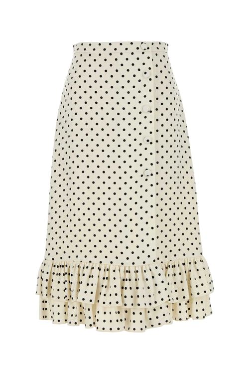 Pattern Skirt — Beige