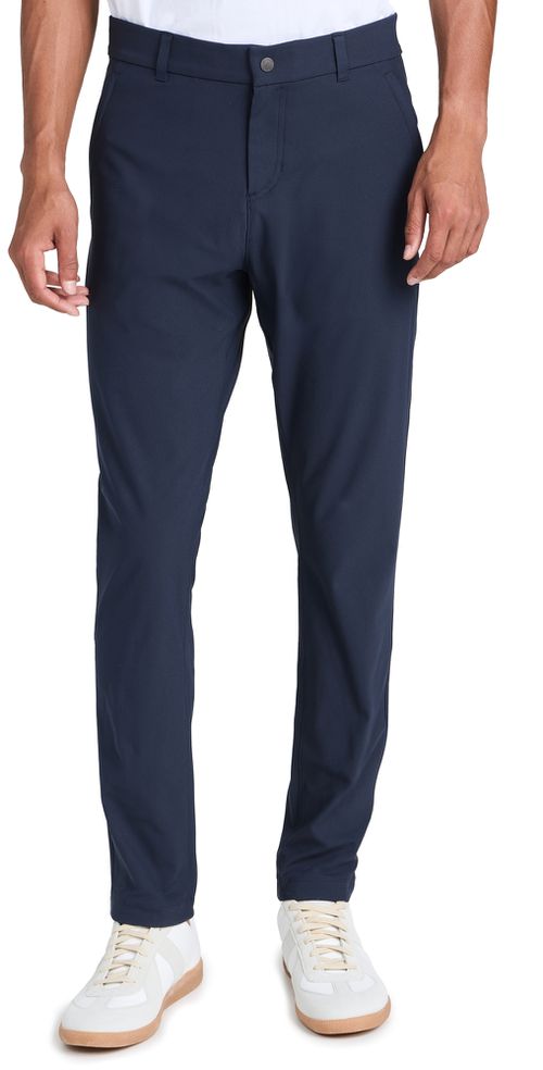 Stretch Warp Knit Coach's Pant Navy