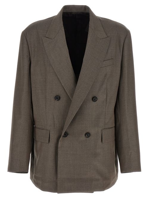SSSTEIN Gray Wool Men's Blazer