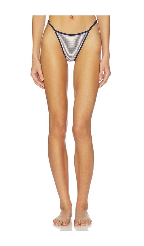 PEIXOTO Tinga Bikini Bottom in Navy. - XS also in S, M